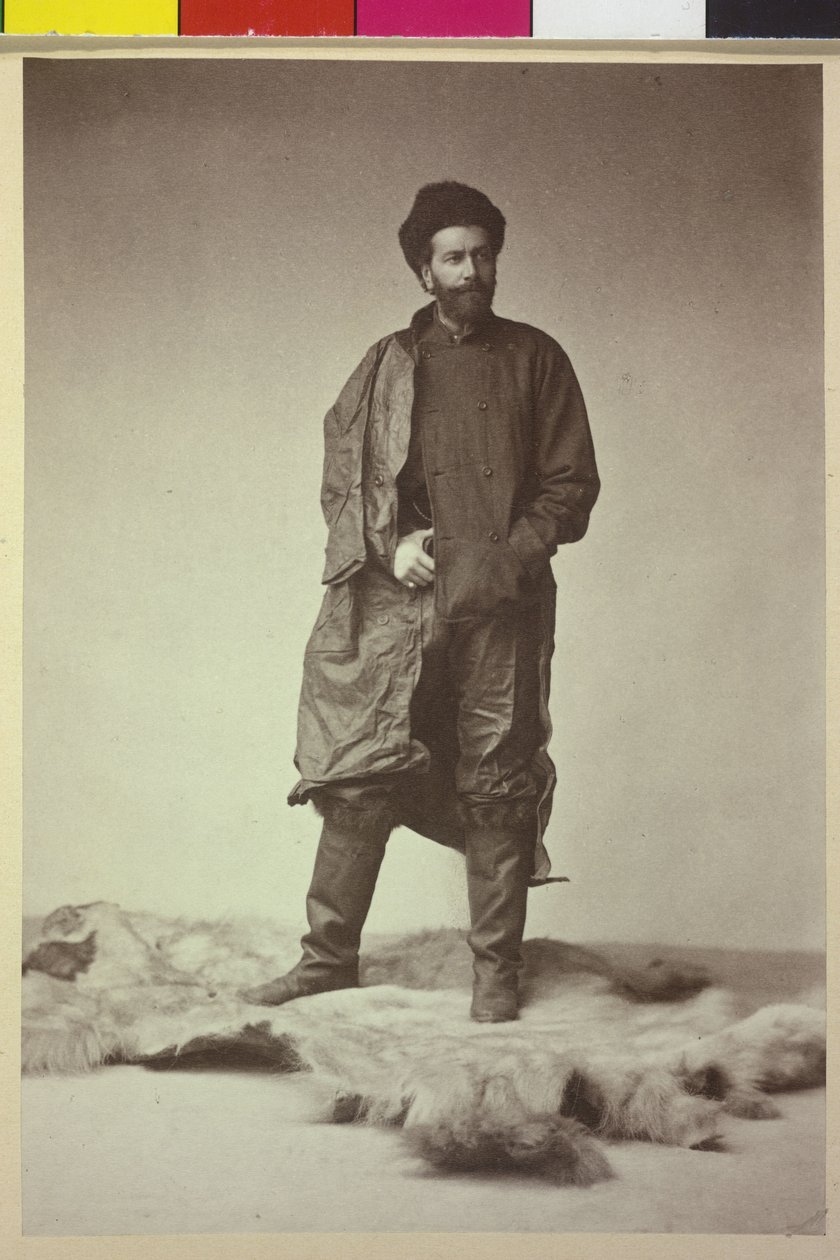 Expedição austro-húngara ao Pólo Norte em 1872 (gravura) de Wilhelm J. Burger