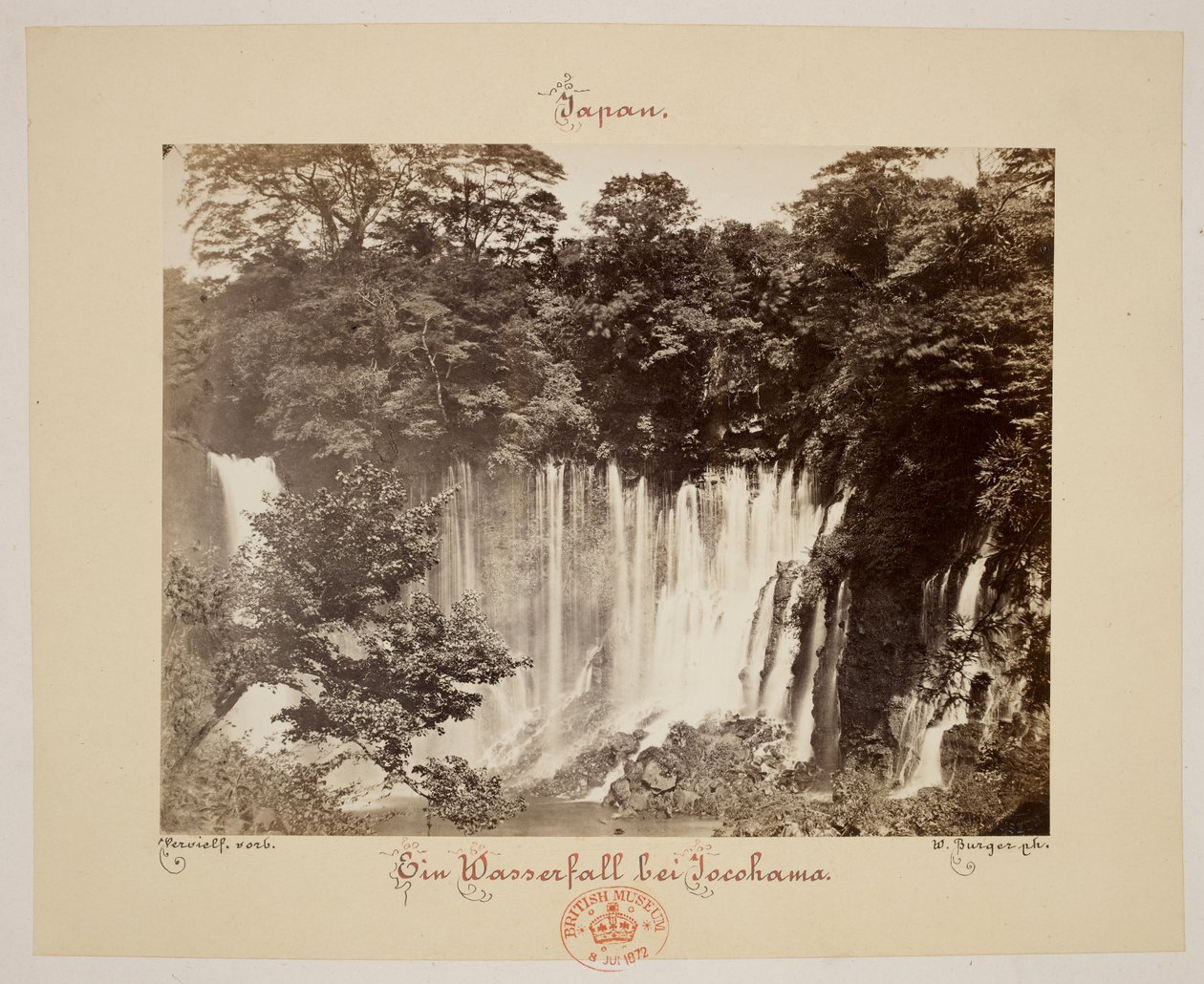 Queda de água em Yokohama. de Wilhelm J. Burger