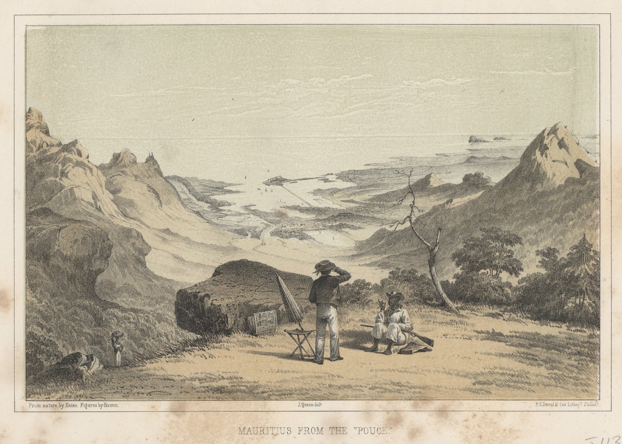 Maurício do Pouce, 1855 de Wilhelm Joseph Heine