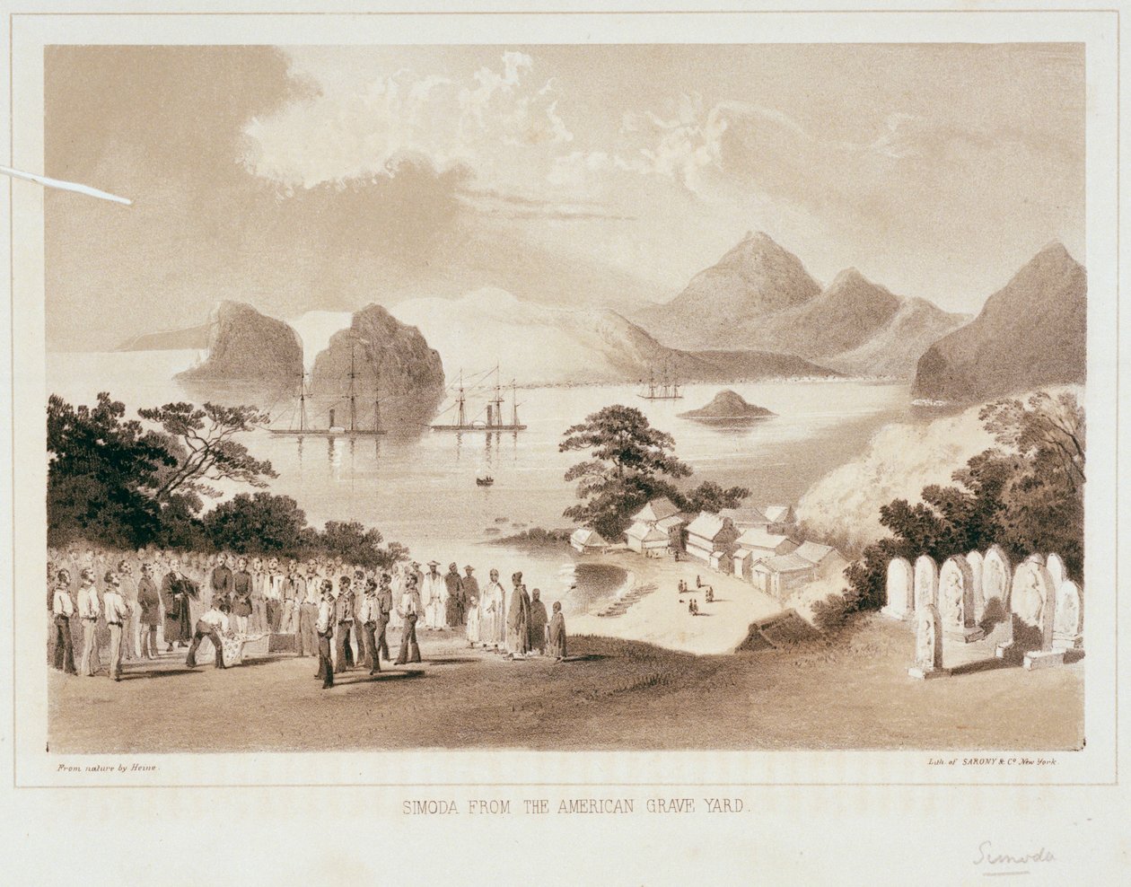 Simoda do cemitério americano de Wilhelm Joseph Heine