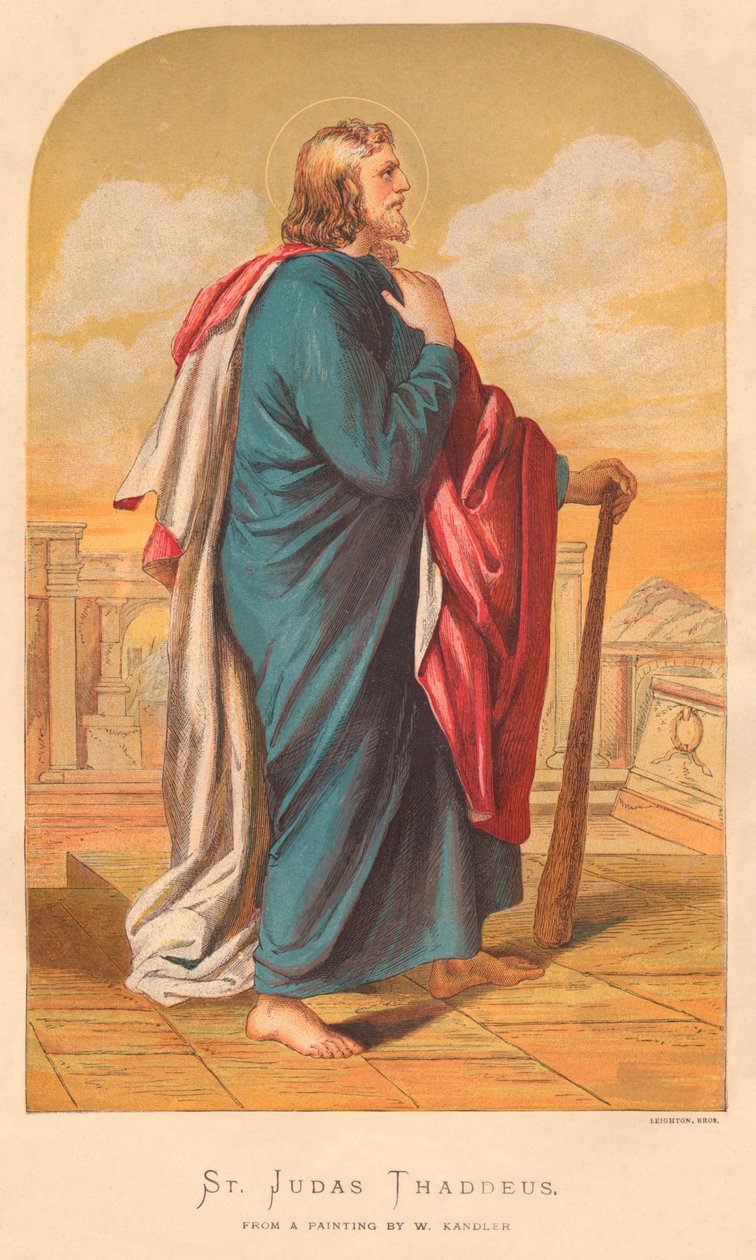 São Judas Tadeu, meados do século XIX. de Wilhelm Kandler