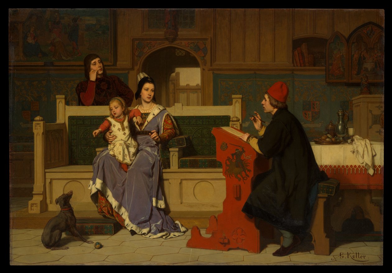 Hugo van der Goes pinta o retrato de Maria de Borgonha de Wilhelm Koller