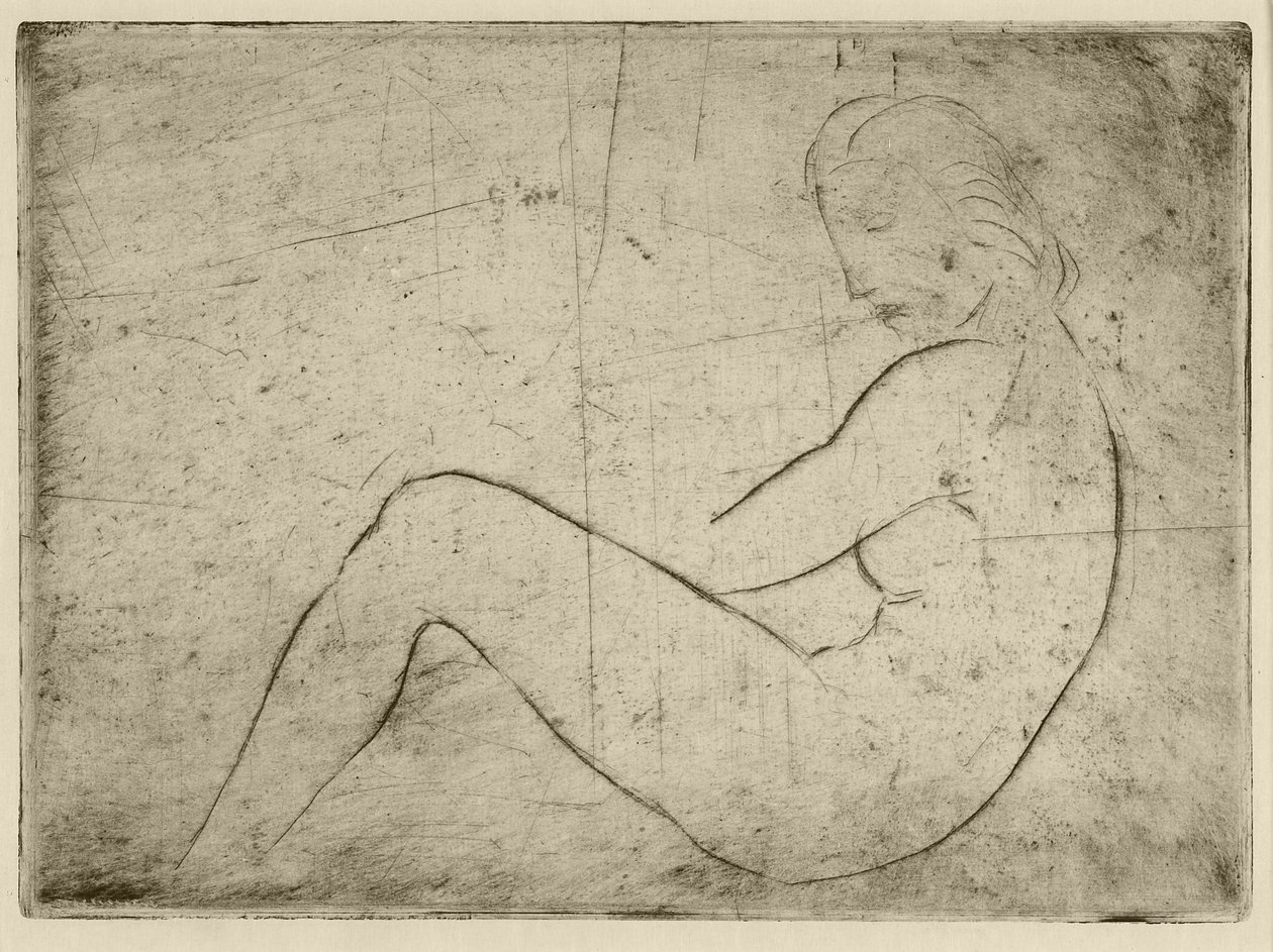 Ato mentiroso (Meeresstimmung, 1910 de Wilhelm Lehmbruck