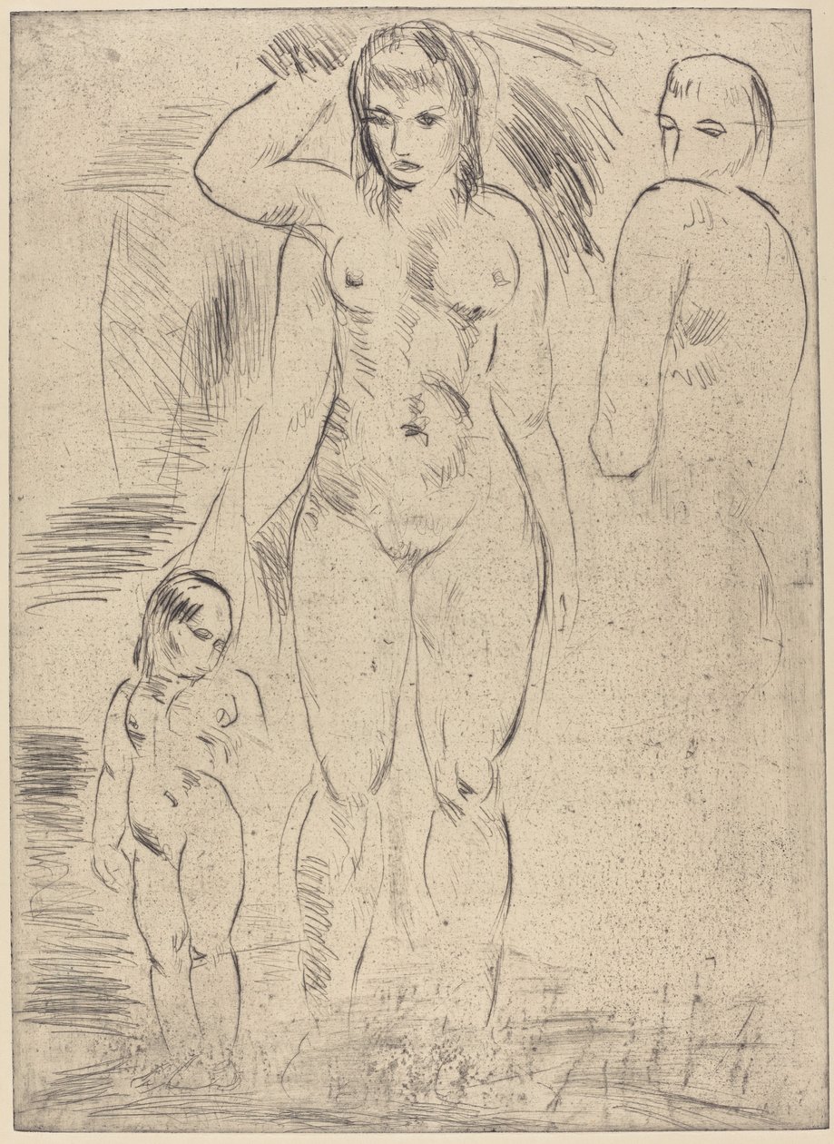 Mulher e criança de Wilhelm Lehmbruck