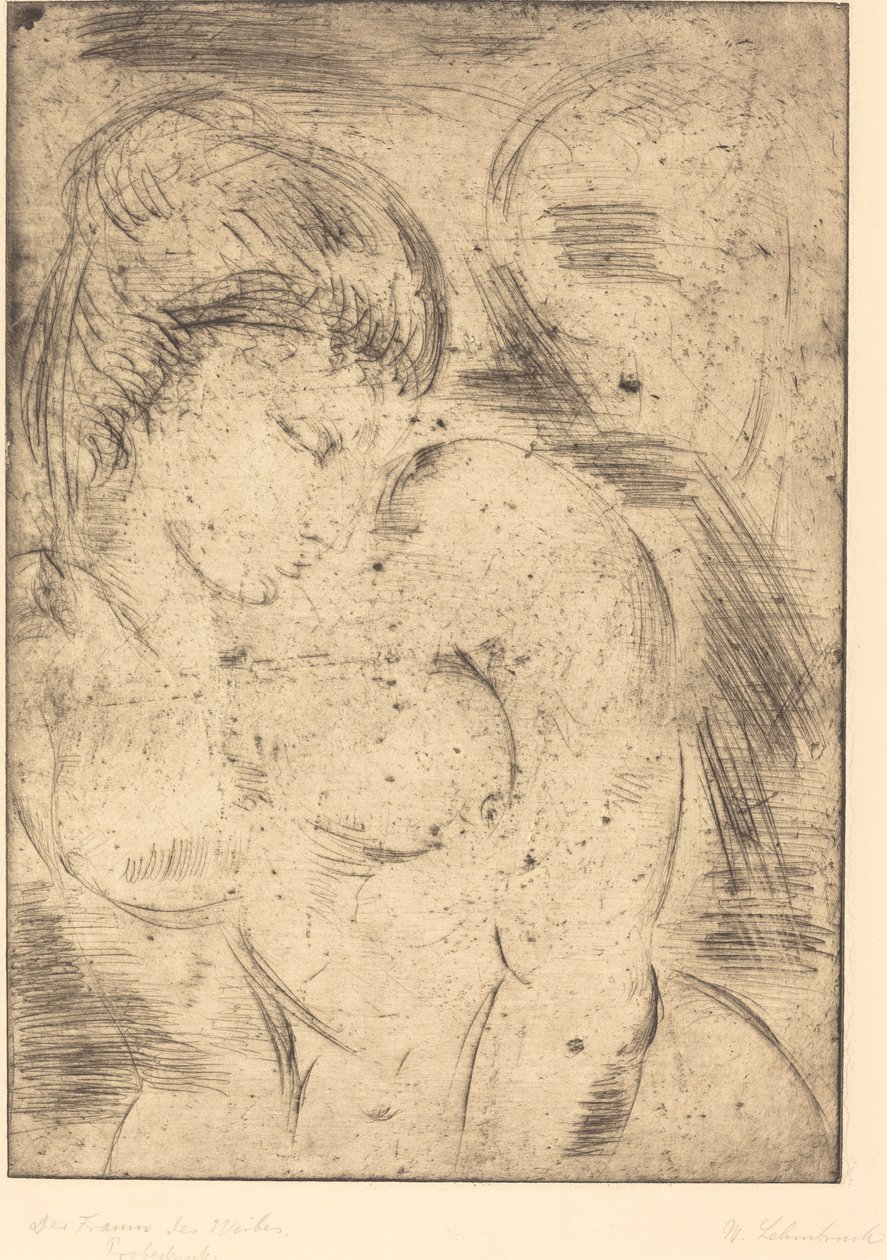 sonho de mulher de Wilhelm Lehmbruck