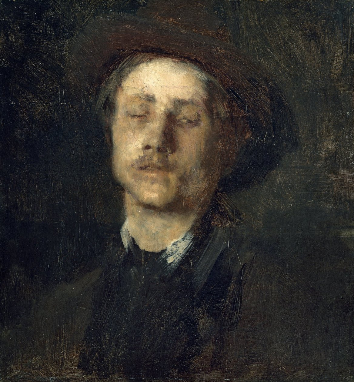 Cabeça de um homem cego de Wilhelm Maria Hubertus Leibl