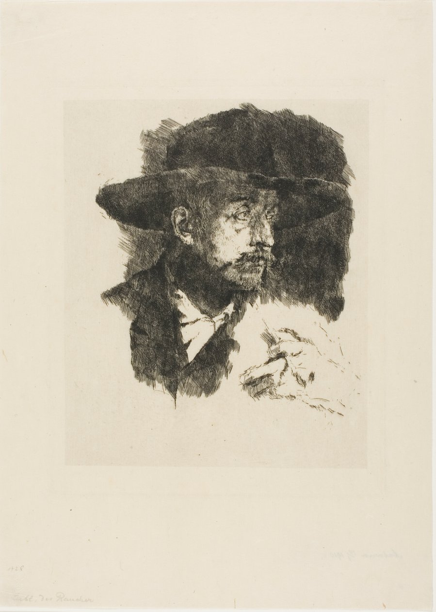 O Fumante de Wilhelm Maria Hubertus Leibl