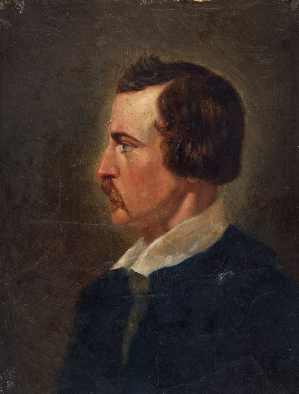 Retrato de um homem de Wilhelm Lindenschmit der Ältere