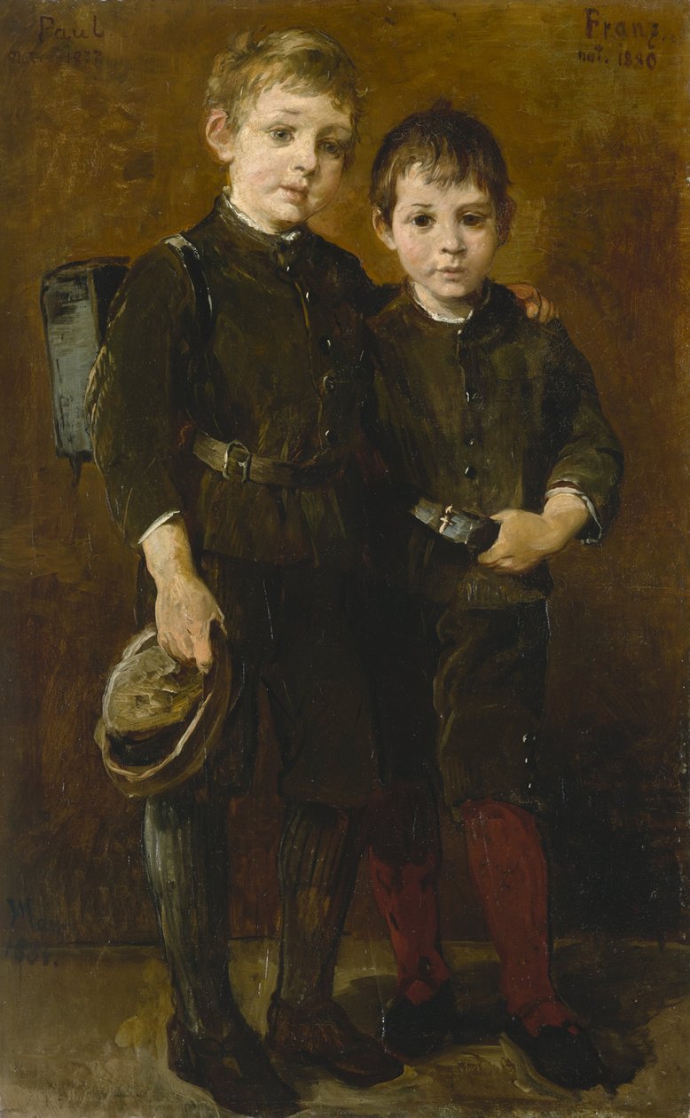 Retrato dos filhos do artista de Wilhelm Marc