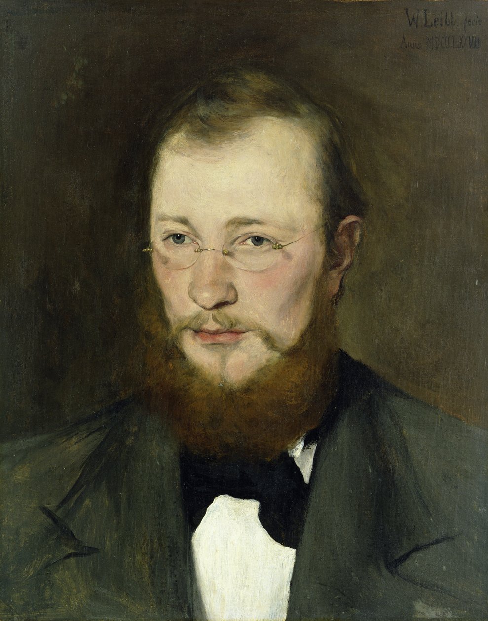 Friedrich Rauert, 1877 (têmpera sobre tela) de Wilhelm Maria Hubertus Leibl