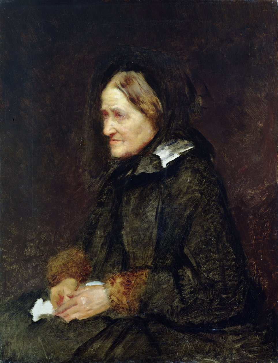 Helene Leibl, a tia do artista, 1867 de Wilhelm Maria Hubertus Leibl