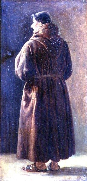 Um monge, Roma de Wilhelm Marstrand