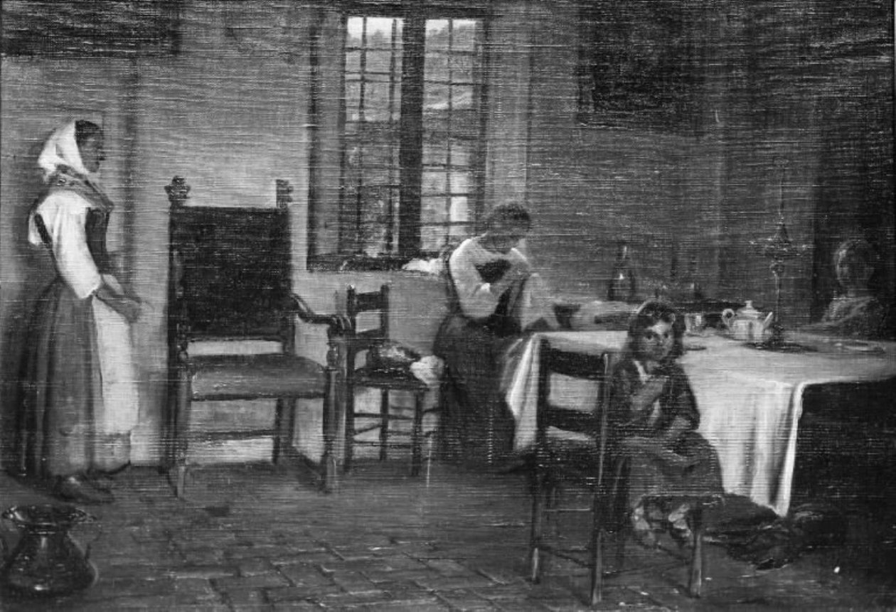 Um interior italiano de Wilhelm Marstrand
