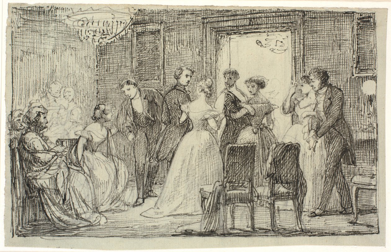 Balé começa de Wilhelm Marstrand