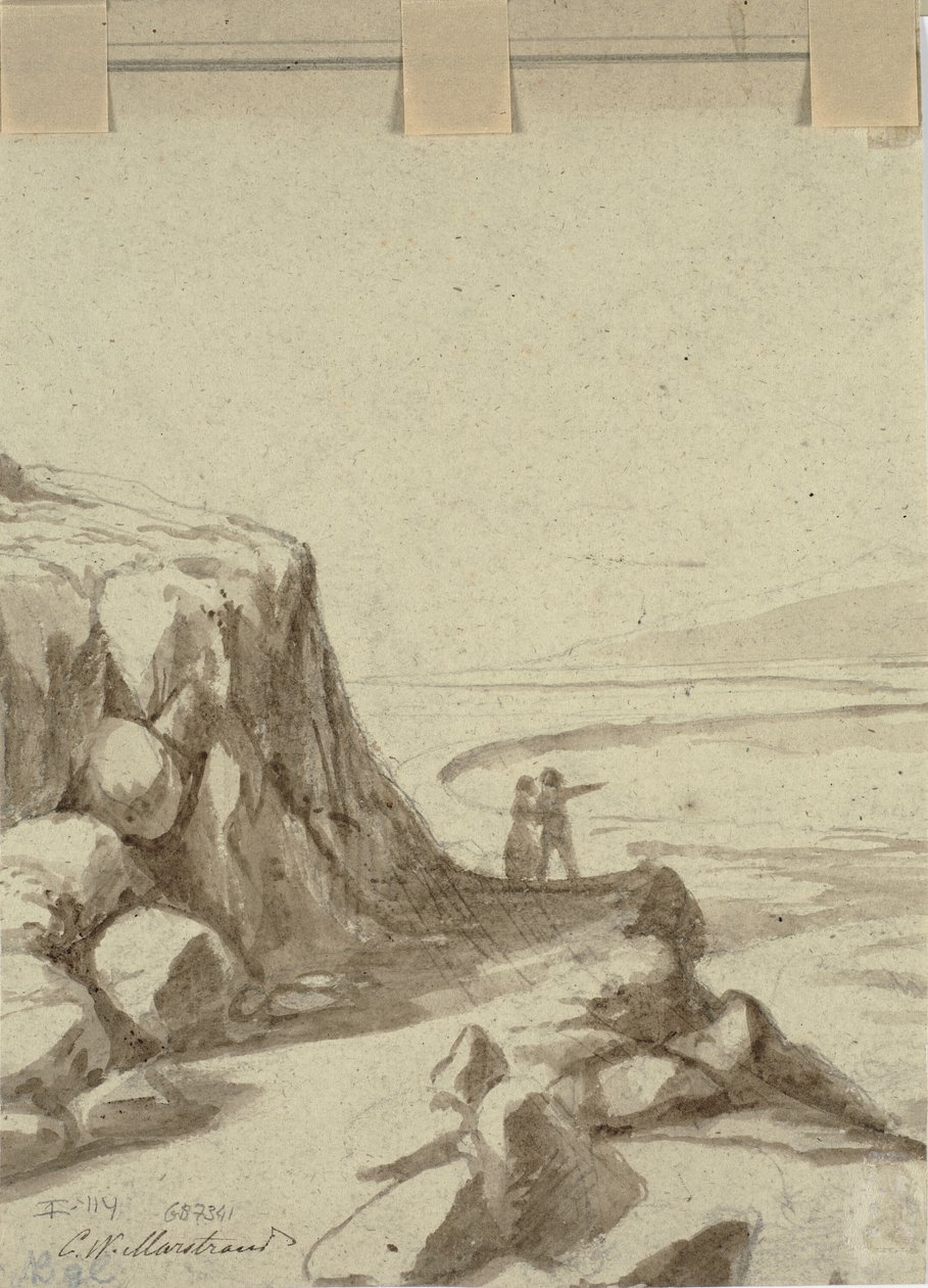Cena da loja de Wilhelm Marstrand
