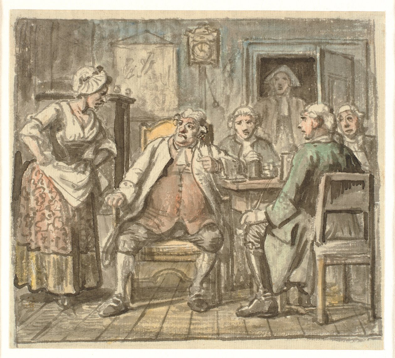 Collegium Politicum. De The Political Tinker, Ato I, Cena 2, de Ludvig Holberg. de Wilhelm Marstrand