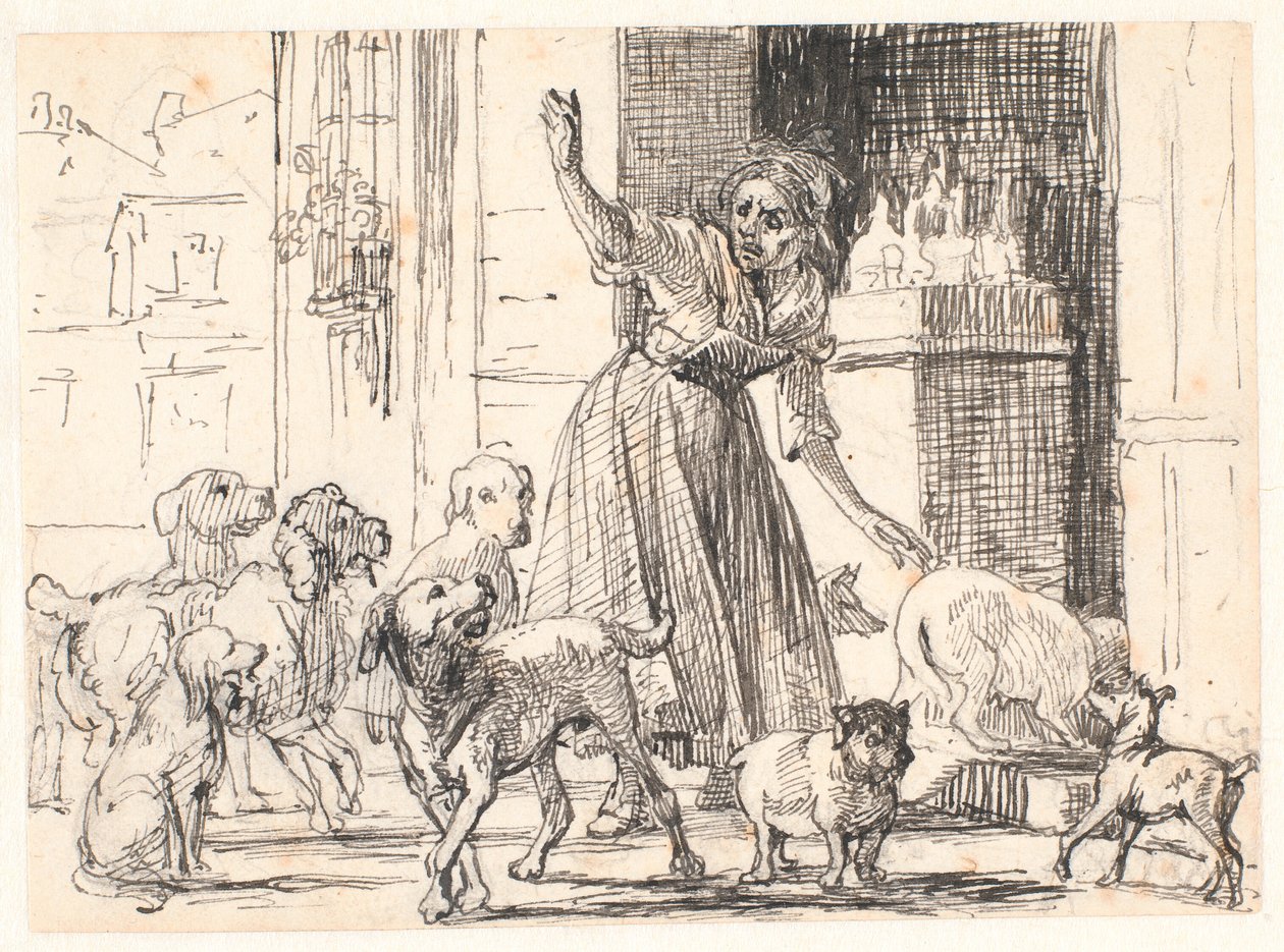 Os pretendentes insistentes de Wilhelm Marstrand