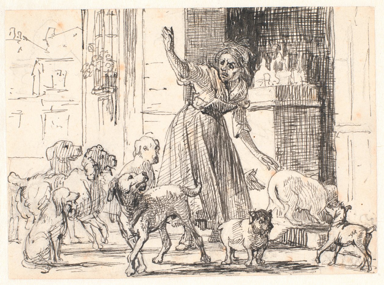 Os pretendentes insistentes de Wilhelm Marstrand