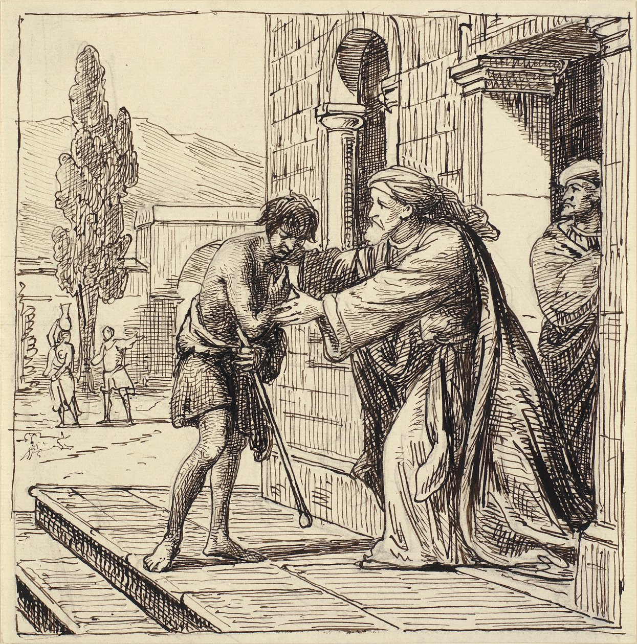O retorno do filho pródigo de Wilhelm Marstrand