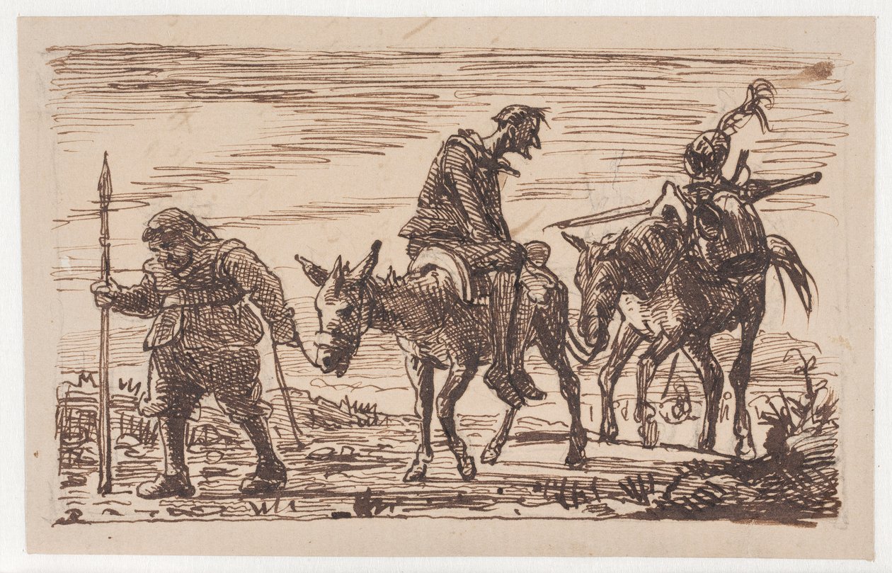 O maltratado Dom Quixote é levado para casa de Wilhelm Marstrand