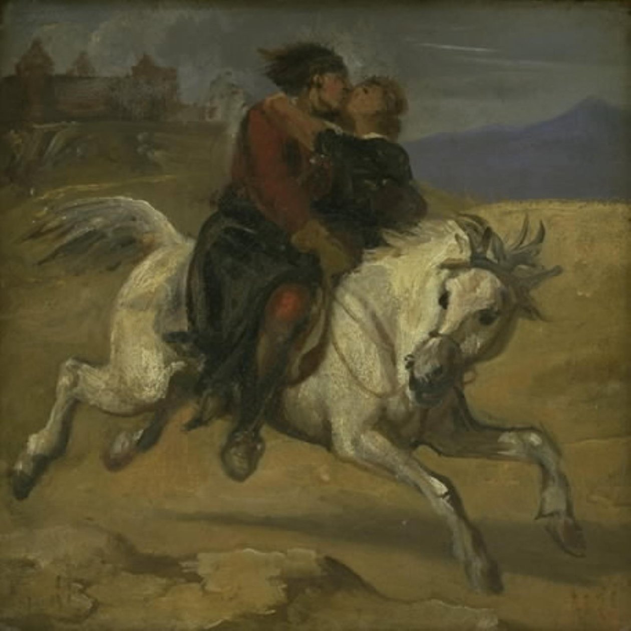 Uma cena de abdução de Wilhelm Marstrand