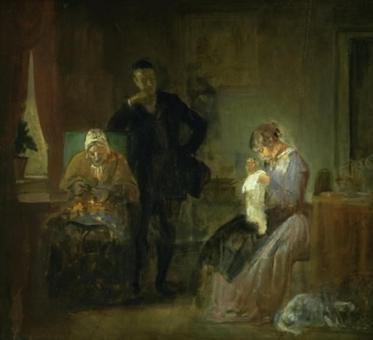 A visita do pretendente de Wilhelm Marstrand