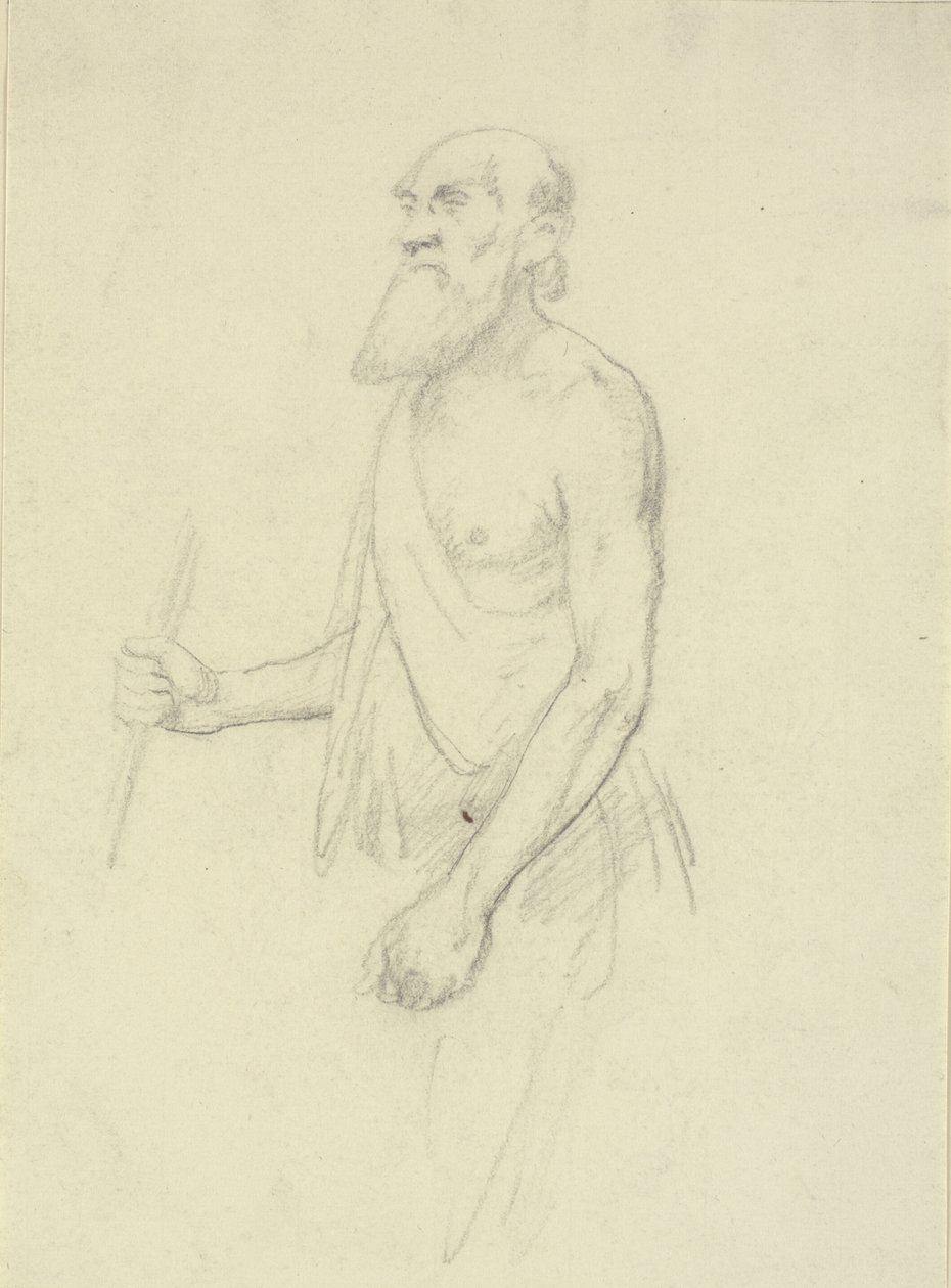 Velho mendigo de Wilhelm Marstrand