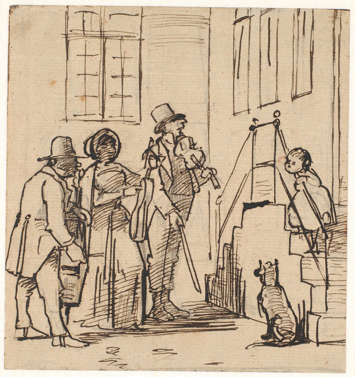 Músicos de fazenda de Wilhelm Marstrand