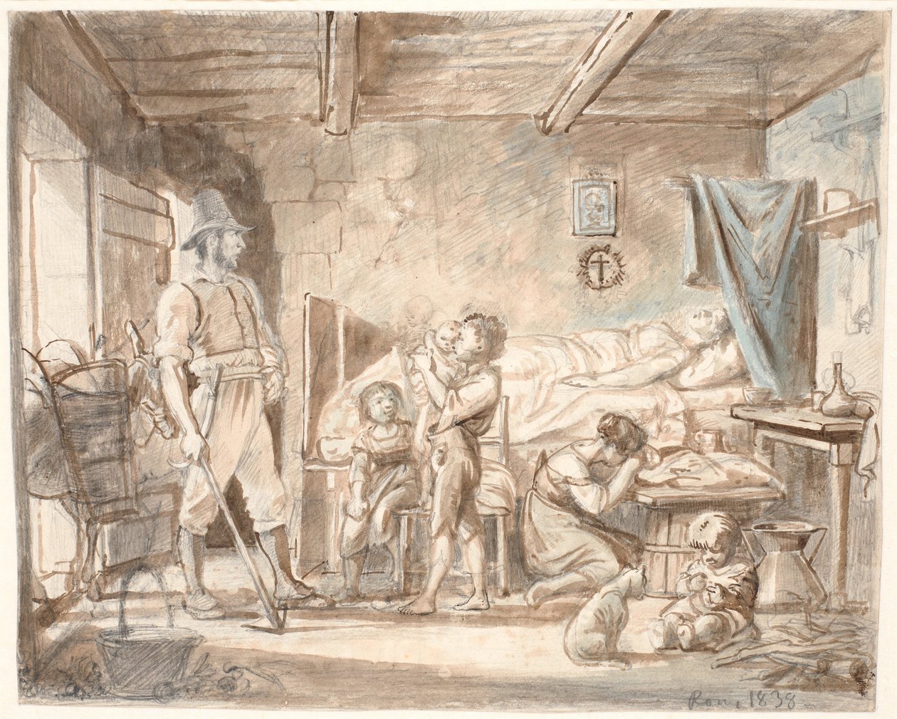 O regresso a casa dos órfãos de Wilhelm Marstrand