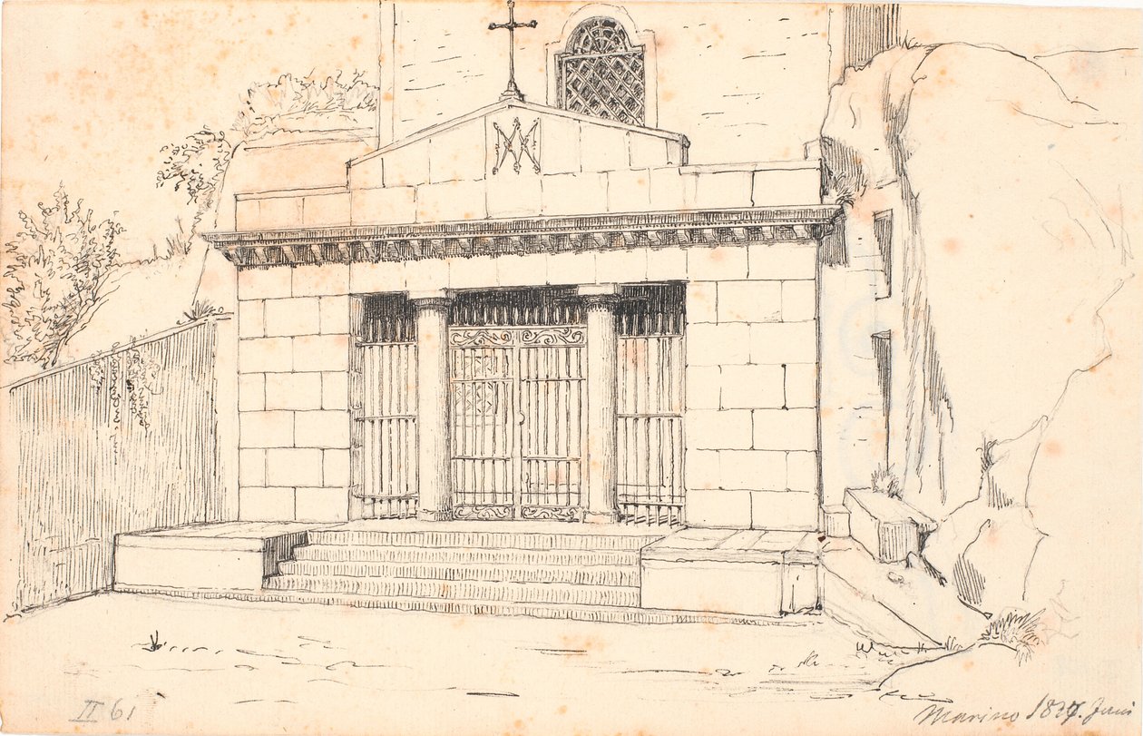 Portal da igreja, Marino de Wilhelm Marstrand