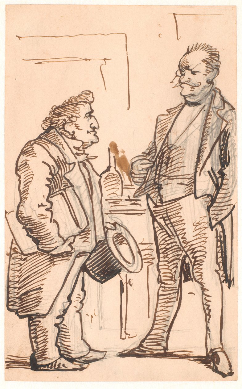 Krog e Simon Levi de Wilhelm Marstrand