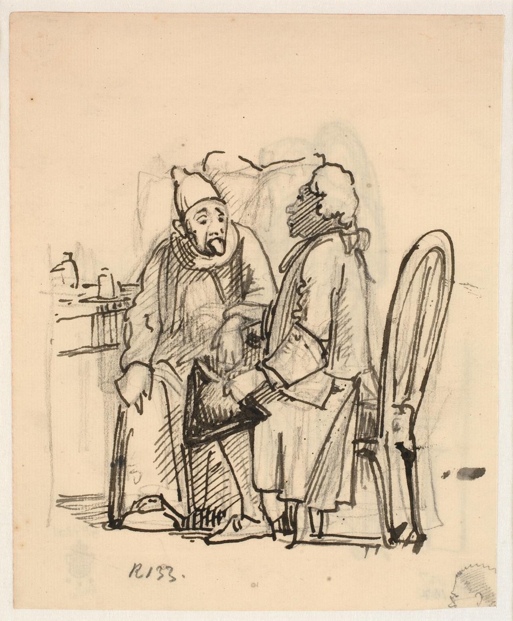 A visita do médico de Wilhelm Marstrand