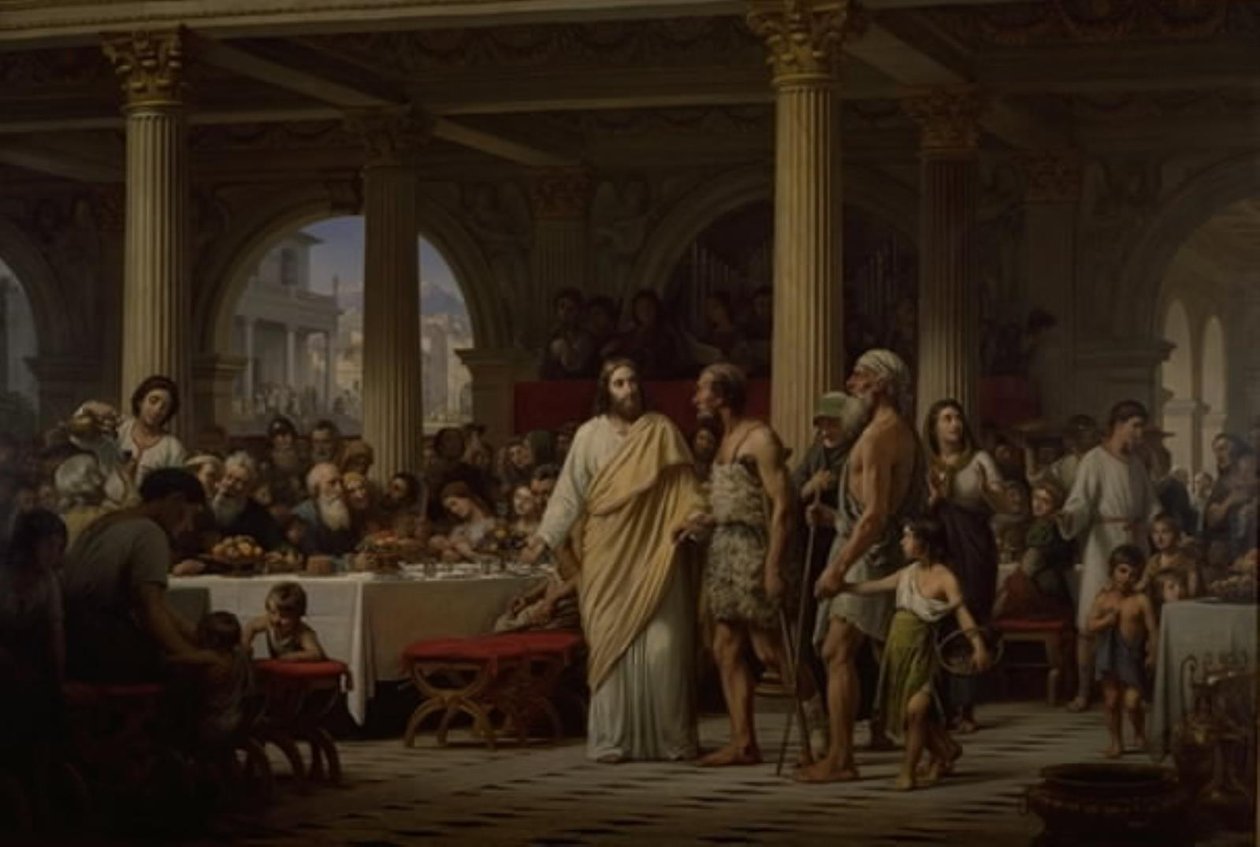 A Parábola da Última Ceia de Wilhelm Marstrand