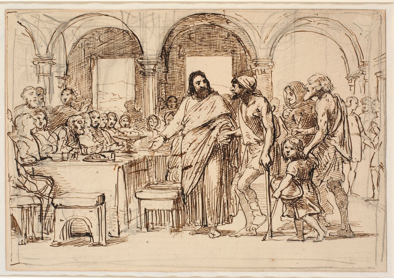 A Grande Ceia de Wilhelm Marstrand