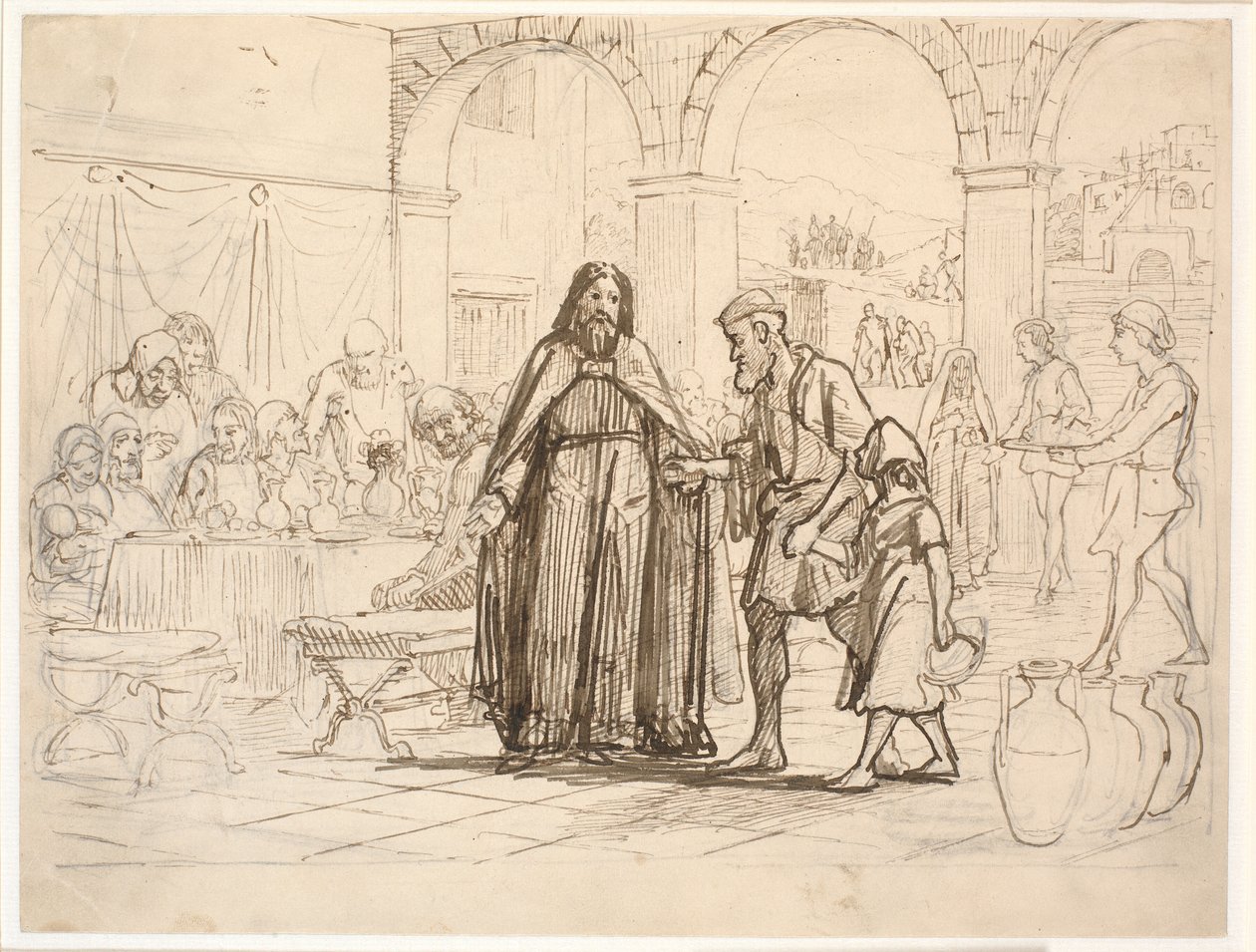 A Parábola A Grande Ceia de Wilhelm Marstrand