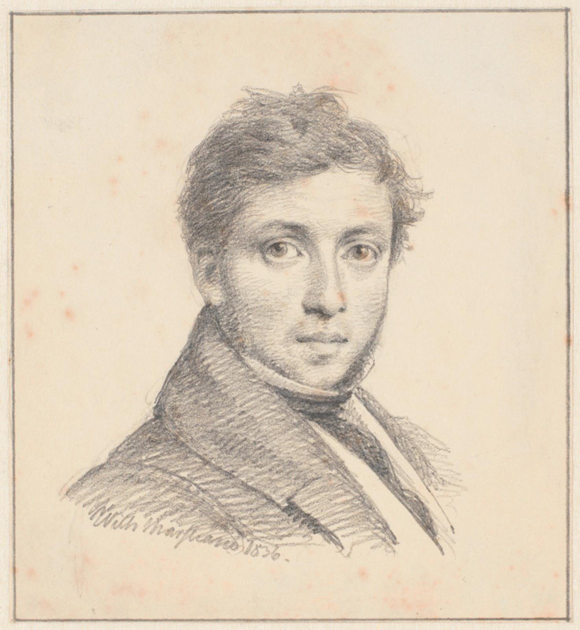 Retrato de C. Købke de Wilhelm Marstrand