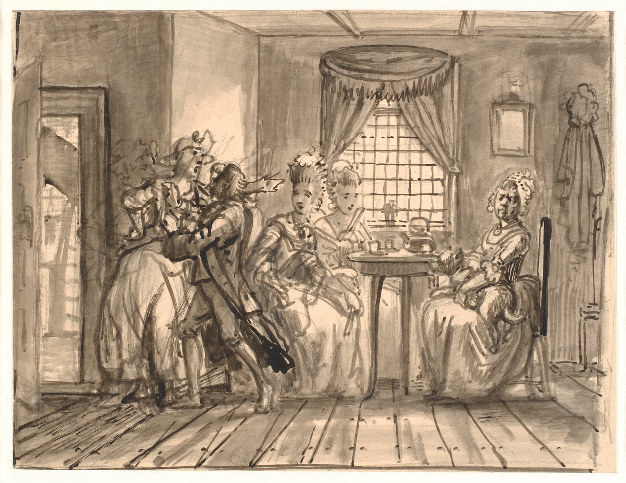 A visita dos Conselheiros a Geske de Wilhelm Marstrand