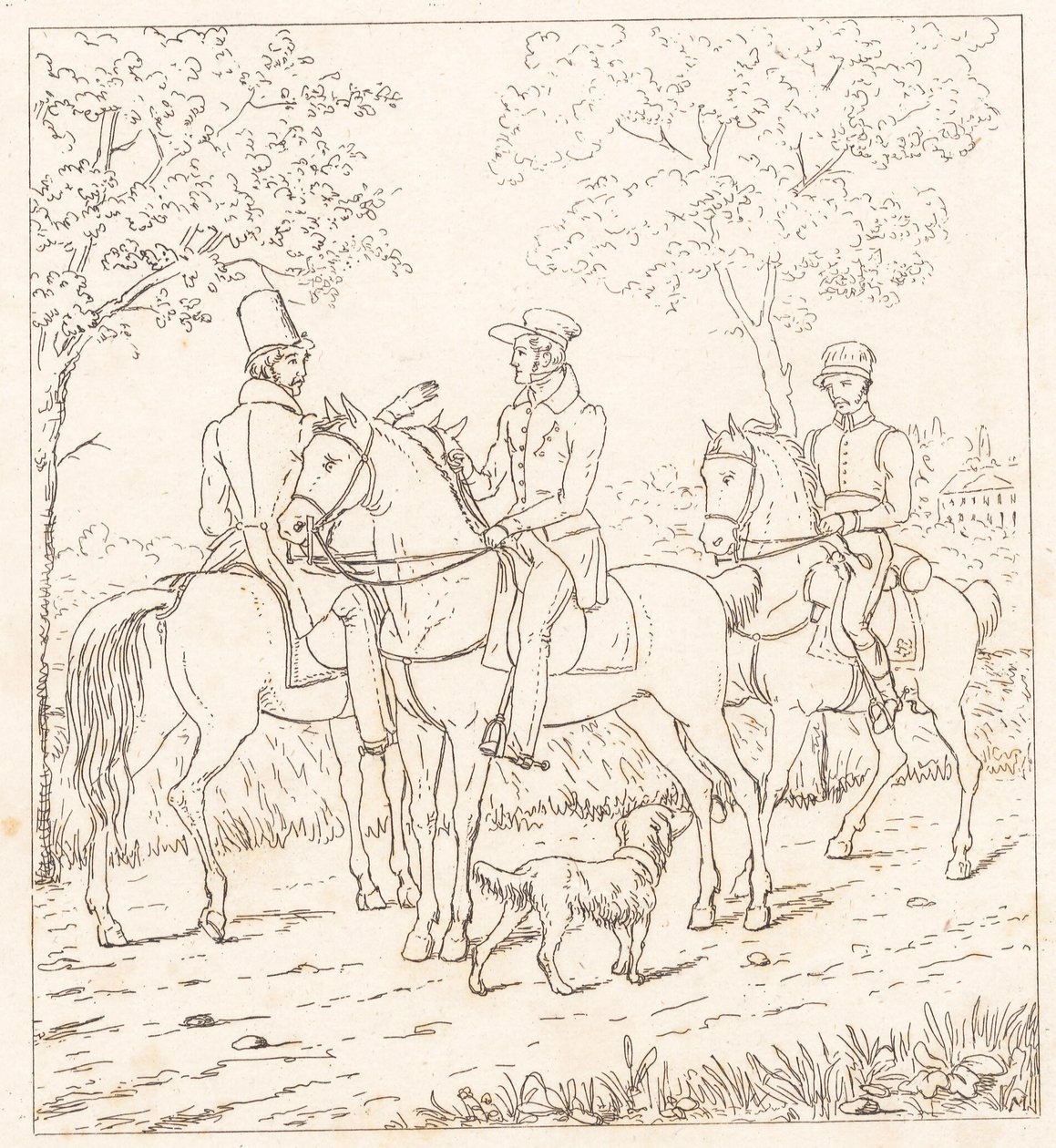 Cavaleiros de Wilhelm Marstrand