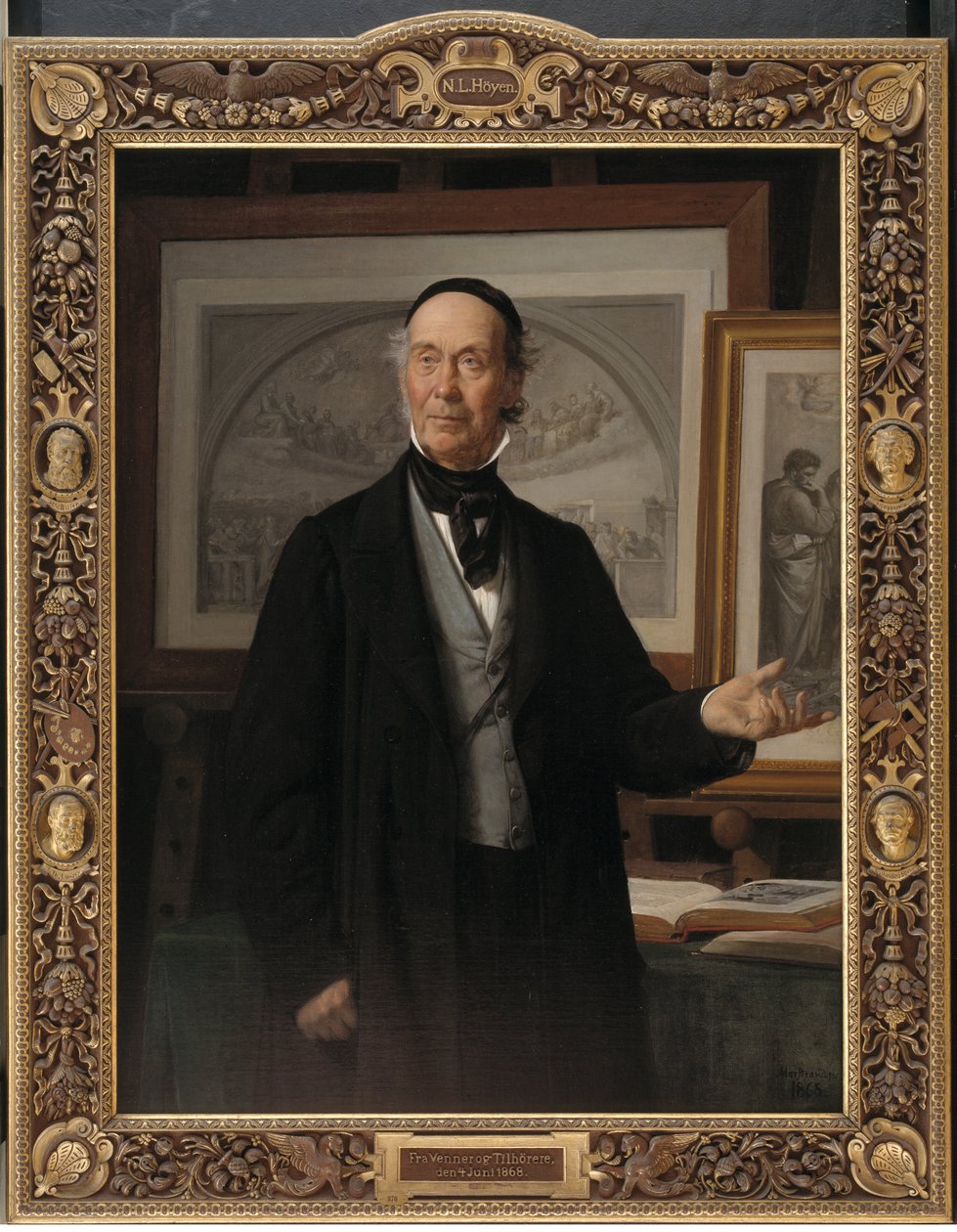 O historiador de arte N.L. A colina de Wilhelm Marstrand