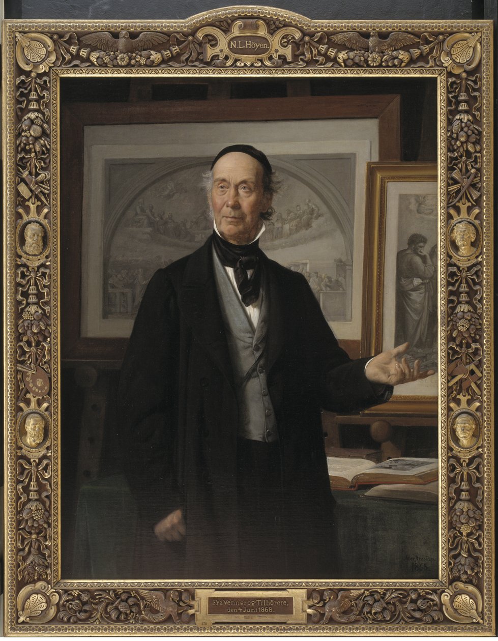 O historiador de arte N.L. A colina de Wilhelm Marstrand