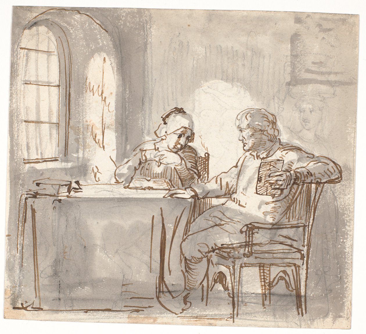 Os pais de Thorvaldsen receberam uma carta do filho de Wilhelm Marstrand