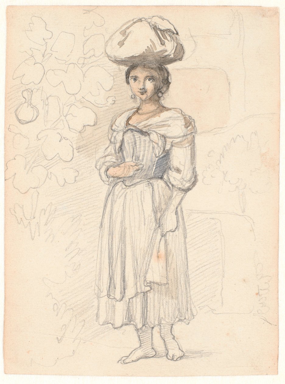 Jovem italiana, de pé de Wilhelm Marstrand