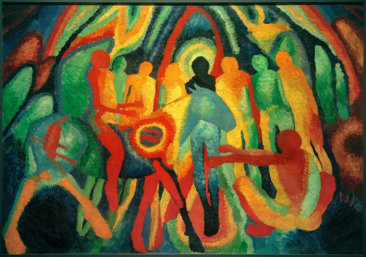 Entrada em Jerusalém de Wilhelm Morgner