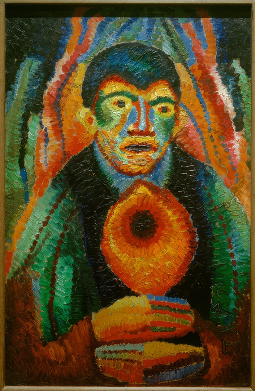 Auto-retrato VIII de Wilhelm Morgner