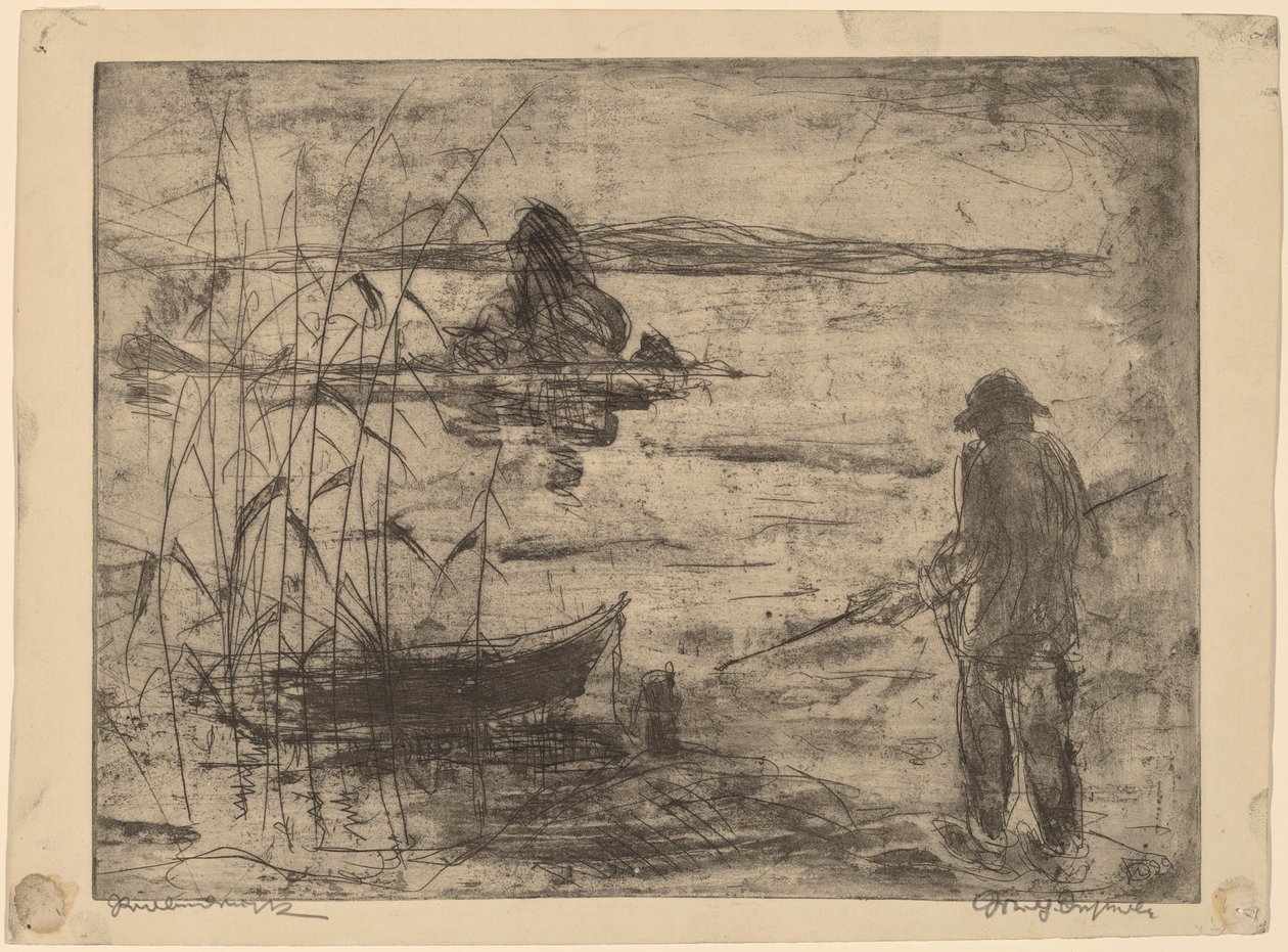 Pesca no rio Havel de Wilhelm Oesterle