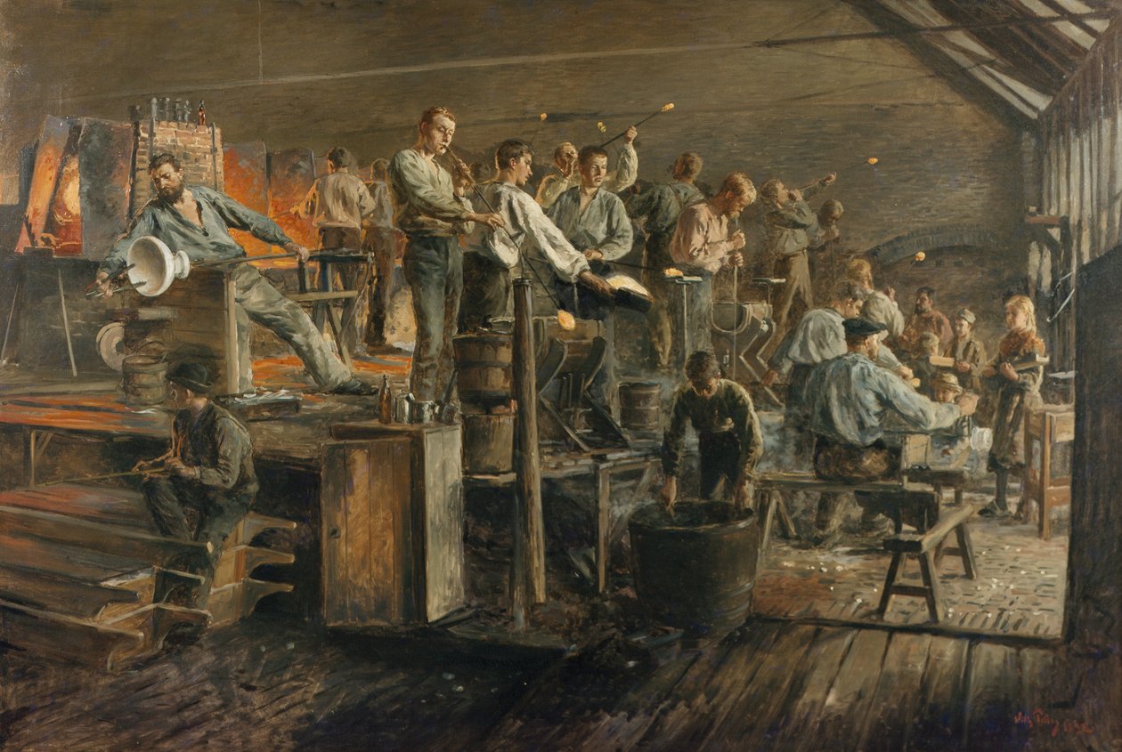 Fábrica de vidro Hovik de Wilhelm Peters