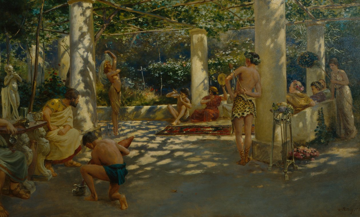 Cena romana de Wilhelm Peters