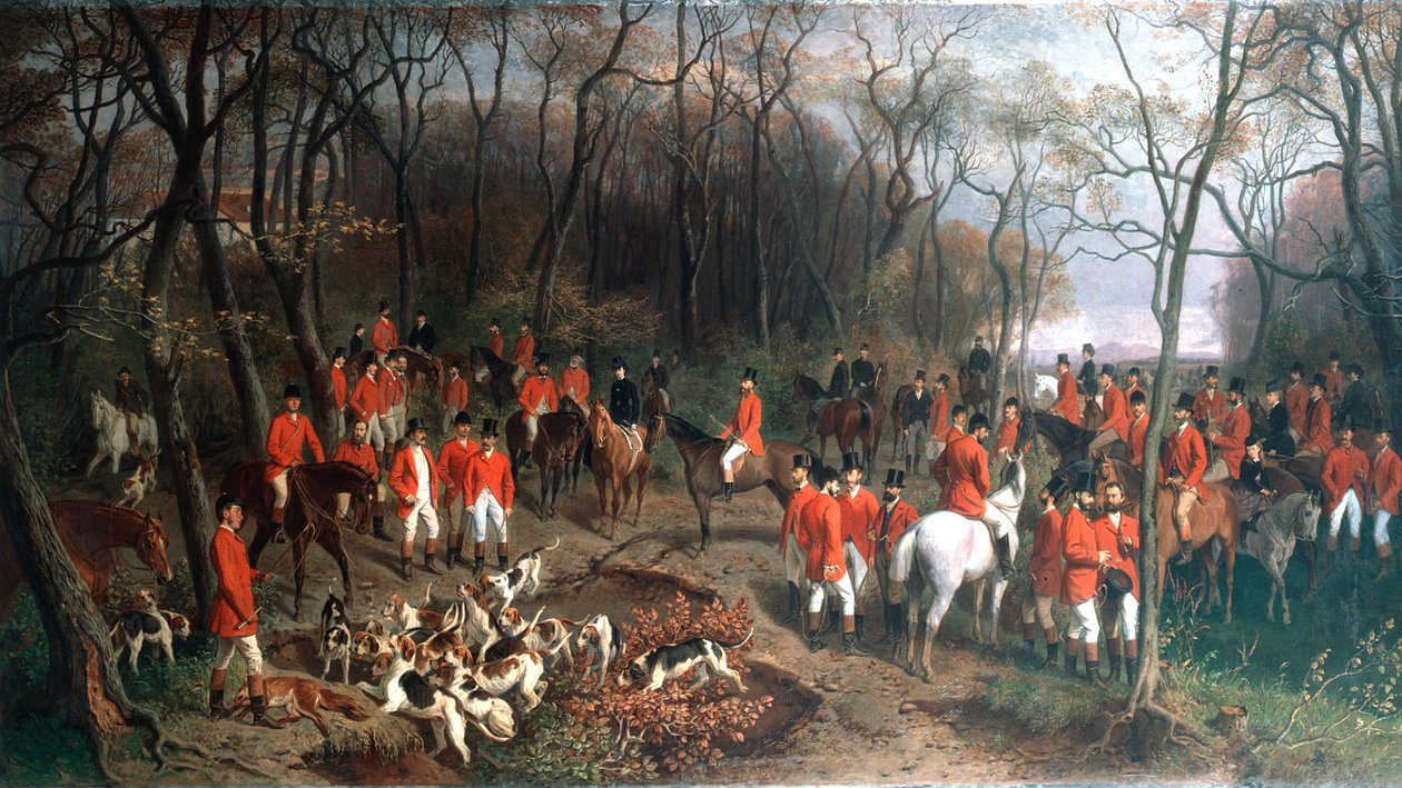 Elizabeth at the Hunt, final do século XIX de Wilhelm Richter