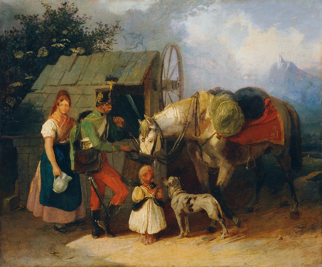 Hussar no poço de Wilhelm Richter