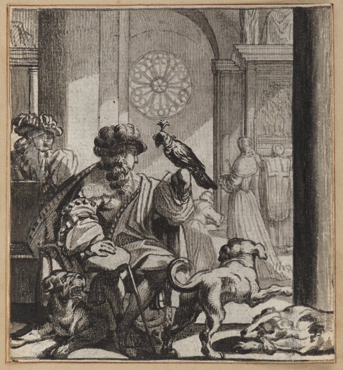 O tolo que vai à igreja A La Fashion Fool de Wilhelm Stettler
